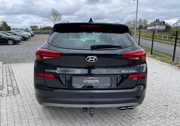 Hyundai Tucson cena 79900 przebieg: 154222, rok produkcji 2019 z Śmigiel małe 667